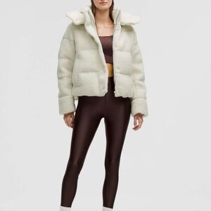 Lululemon Wunder Puff Cropped Jacket Textured Fleece 2